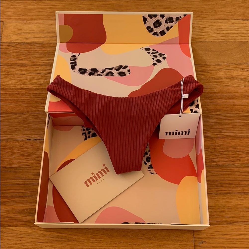 mimi KINI Rust Bikini Bottom